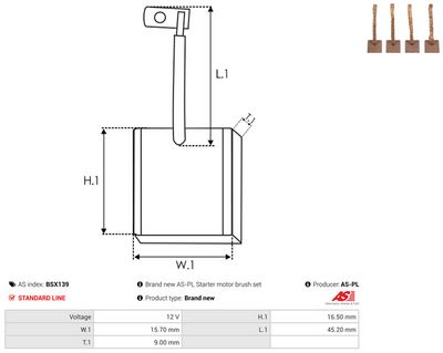 PERIE ELECTROMOTOR AS-PL BSX139 1