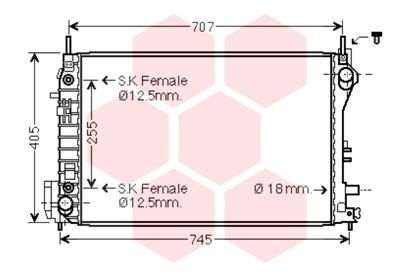 VAN WEZEL 37002559 Крышка радиатора  для OPEL SIGNUM (Опель Сигнум)