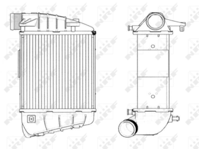Интеркулер WILMINK GROUP WG1724060 для AUDI A4