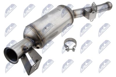 Sot-/partikelfilter, avgassystem NTY DPF-ME-007