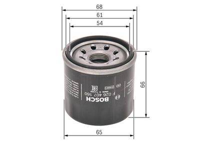 Oljefilter BOSCH F 026 407 160