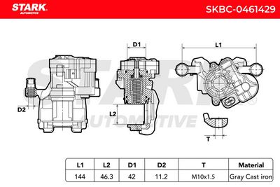 спирачен апарат STARK SKBC-0461429