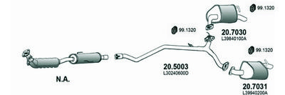 SISTEM DE ESAPAMENT ASSO ART3432