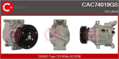 COMPRESOR CLIMATIZARE CASCO CAC74019GS