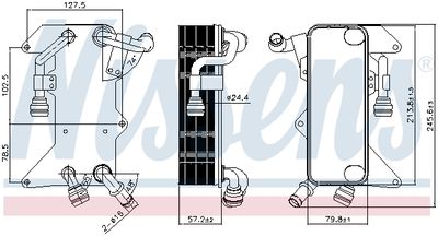 RADIATOR RACIRE ULEI CUTIE DE VITEZE AUTOMATA NISSENS 90894 4