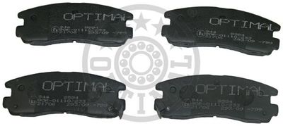 Комплект тормозных колодок, дисковый тормоз OPTIMAL 9594 для MITSUBISHI SANTAMO