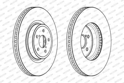 DISC FRANA FERODO DDF1841C1