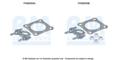 Монтажный комплект, катализатор BM CATALYSTS FK80055 для VW CADDY