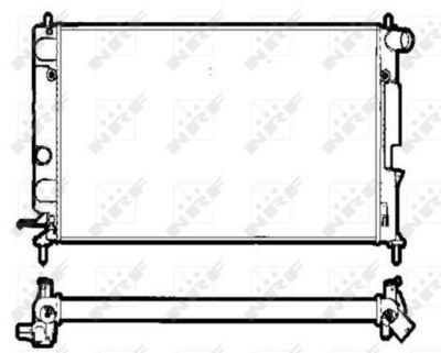 Radiator, engine cooling 58290