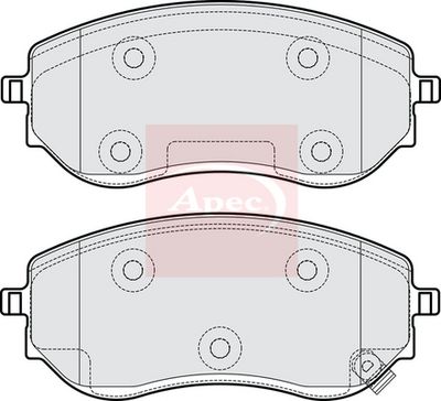 APEC Brake Pad Set, disc brake PAD2239
