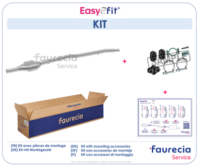 Faurecia FS55502K Катализатор для RENAULT CLIO I (B/C57_, 5/357_) 1.9 D (B/C/S576, B/C/S57L)