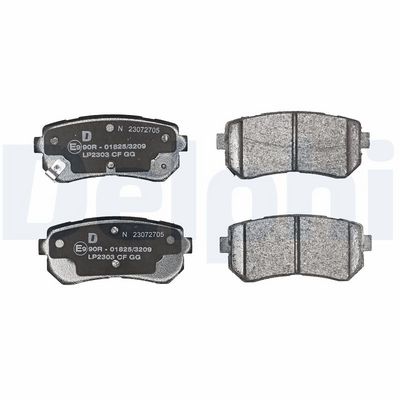 Brake Pad Set, disc brake LP2303