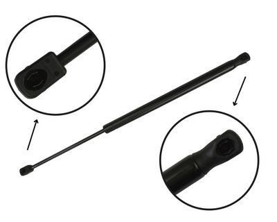 Gasveer kofferdeksel Links/Rechts maximale lengte: 499mm, sUV:187mm