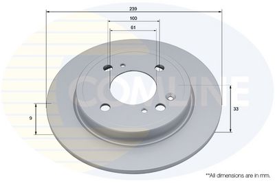 спирачен диск COMLINE ADC5281