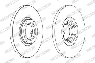 BREMSSCHEIBE FERODO DDF138 1