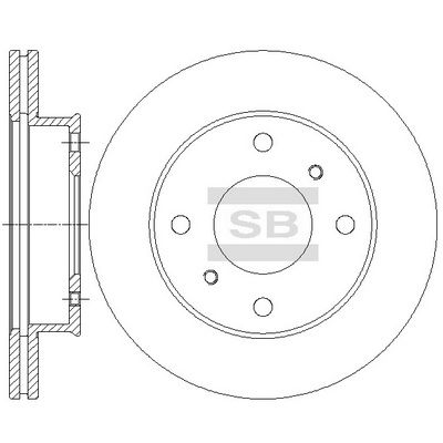 спирачен диск Hi-Q SD4237
