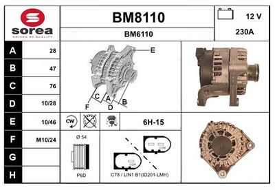 GENERATOR SNRA BM8110