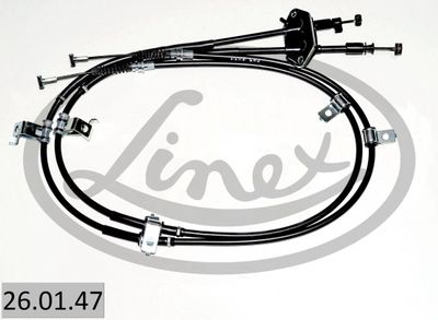 Tažné lanko, parkovací brzda LINEX 26.01.47