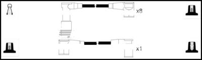 Комплект проводов зажигания LEMARK HOES1226 для PORSCHE 928