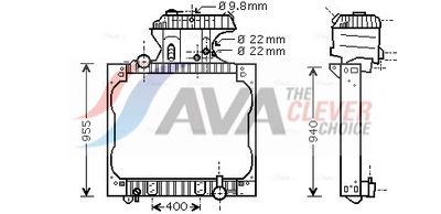 Radiateur AVA QUALITY COOLING MN2043