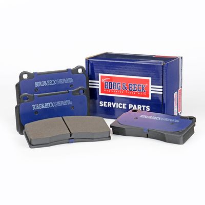 Zestaw klocków hamulcowych, hamulce tarczowe BORG & BECK BBP2358