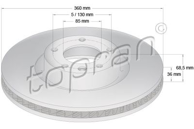 TOPRAN Hydraulische filter, automatische transmissie (408 516)