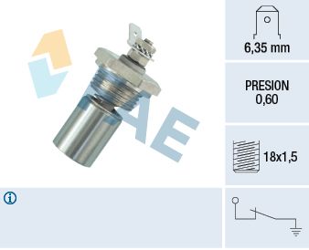 Czujnik ciśnienia oleju FAE 12340 produkt