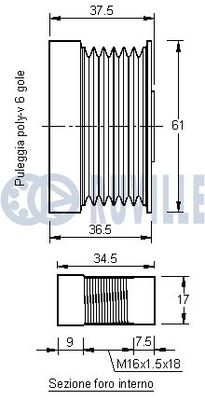 SISTEM ROATA LIBERA GENERATOR RUVILLE 541399 1