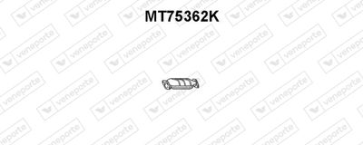 Катализатор VENEPORTE MT75362K для MITSUBISHI COLT