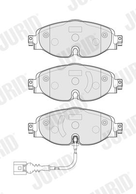 Brake Pad Set, disc brake 573390J