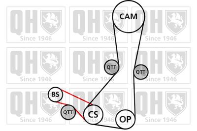 SET CUREA DE DISTRIBUTIE QUINTON HAZELL QBK863 1