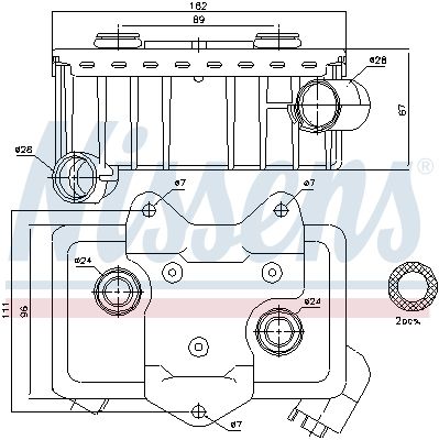 ÖLKüHLER MOTORöL NISSENS 90582 5