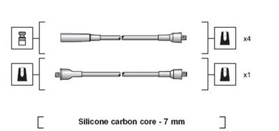 Комплект проводов зажигания MAGNETI MARELLI 941318111253 для LADA TOSCANA