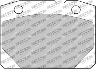 Комплект тормозных колодок, дисковый тормоз FERODO RACING FCP96R для LADA TOSCANA