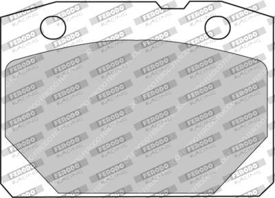 Комплект тормозных колодок, дисковый тормоз FERODO RACING FDS96 для LADA RIVA