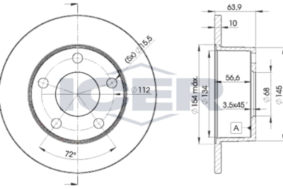спирачен диск ICER 78BD4060-2