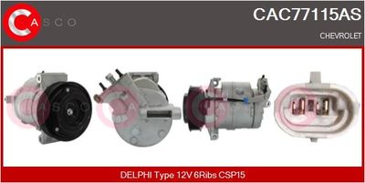 COMPRESOR CLIMATIZARE CASCO CAC77115AS