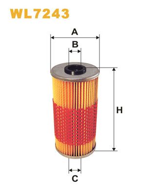 Oil Filter WIX FILTERS WL7243