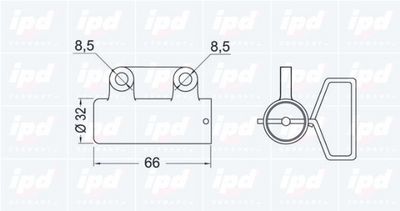 AMORTIZOR VIBRATII CUREA DISTRIBUTIE IPD 153471 1