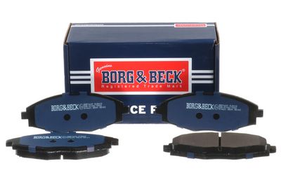 комплект спирачно феродо, дискови спирачки BORG & BECK BBP1649