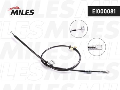 Тросик, cтояночный тормоз MILES EI000081 для OPEL ANTARA