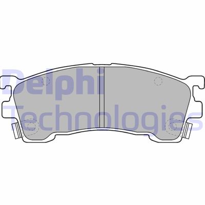 Комплект тормозных колодок, дисковый тормоз DELPHI LP1518 для MAZDA PREMACY