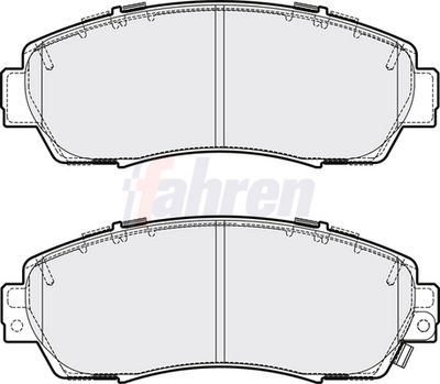 Fahren Brake Pad Set, disc brake FBP3626