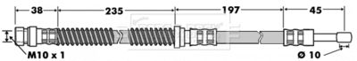 Brake Hose Borg & Beck BBH7505