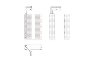 VERDAMPFER KLIMAANLAGE WALKER WEV00071 7