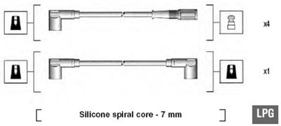 Tändkabelsats MAGNETI MARELLI 941095860624