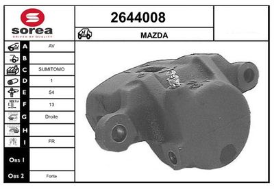 Brzdový třmen EAI 2644008