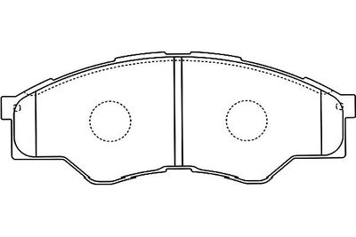 Kavo Parts Комплект тормозных колодок, дисковый тормоз