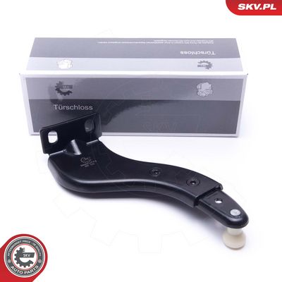 Ritinėlio kreiptuvas, atstumiamos durys