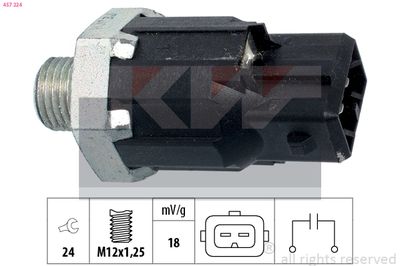 Senzor klepání KW 457 224